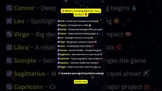 🎯 What’s Coming Next for Your Zodiac 🚨#zodiac #zodiacsigns #astrology #astrologysigns #shorts