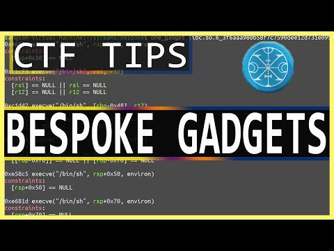 CTF Tips: Bespoke Gadgets for Pwnables