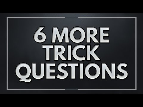6 Funny Trick Questions (2nd Edition)