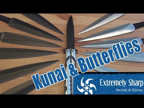 Extremely-Sharp Kunai & Butterfly!
