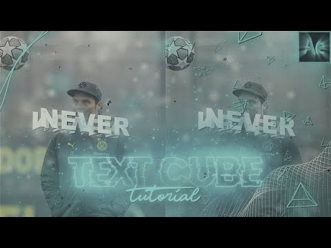 3d text box || after effects