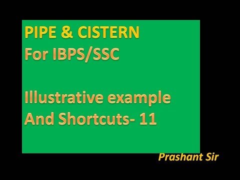 pipe and cistern for IBPS/SSC exam