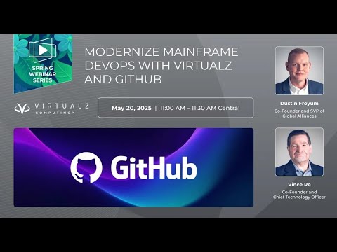 Modernizing Mainframe DevOps with GitHub and VirtualZ’s Zaac™
