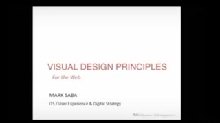 Visual Design Principles