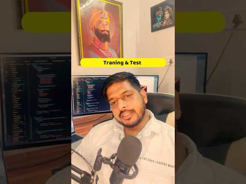 Train & Test - ML STEP. #pythonlearning #datasciencetools #pythonfordatascience  #dataanalysis