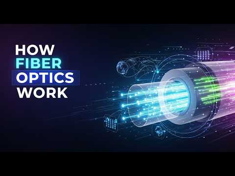 How Light Carries The ENTIRE Internet (Fiber Optics Explained)!