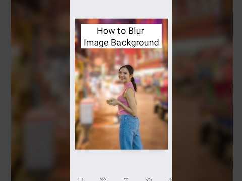 How to Blur Background in Canva #canva #background #trending #viralvideo