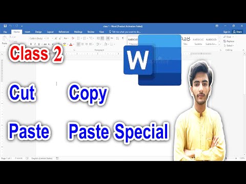MS Word Tutorial Class 2: Cut, Copy, Paste & Paste Special | Master Editing in MS Word