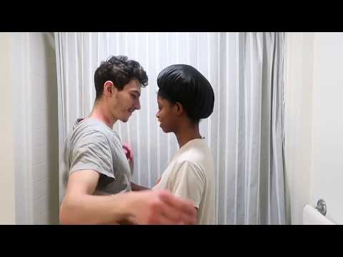 Watching An Interracial Couple's Morning Routine