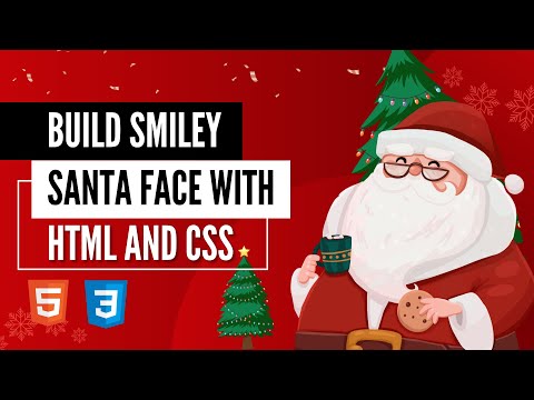 🎅✨ Christmas Special: Create a Smiley Face Santa with HTML & CSS! 🤶🌟