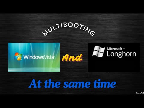 Trying to multiboot Windows Vista and Longhorn at the same time.