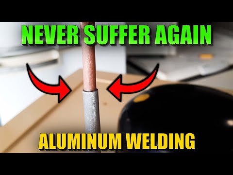 [SECRET] how to BRAZE or weld aluminum to a copper tube!!