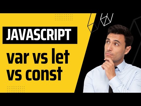 JavaScript | Difference between var, let and const