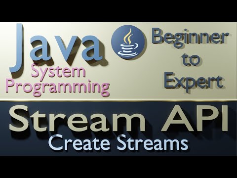1. Java Stream API - Creating Stream - Different ways