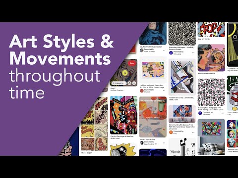 Art Styles and Design Movements throughout Time Periods (with focus on the elements & principles)