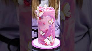 Extra tall marble cake 🩷 use code FROSTLOVE10 for a discount at frostform.com #cake #shortsfeed