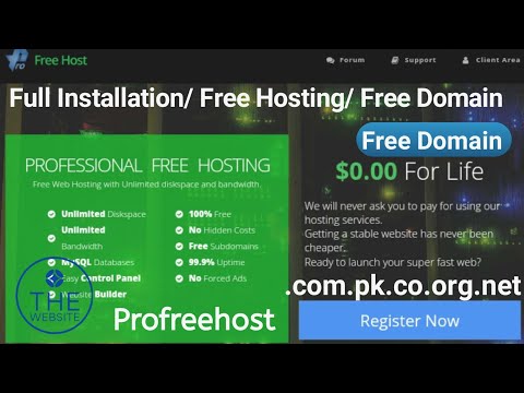Profreehost ll Free hosting ll free domain name ll ametabh arshi the website ll