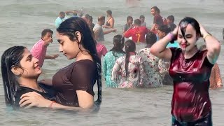 কক্সবাজার Cox's bazar sea beach swimming video 2025 #puri​ #puriseabeach​ #india​#shorts​ #viral