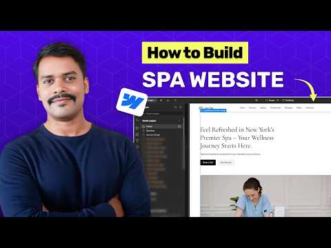 Easiest Way to Build a FREE Spa Webflow Website (UK & USA)