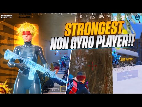 STRONGEST NON GYRO PLAYER! *Against 1.6 Millon Subs Youtuber* | BGMI