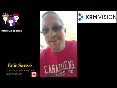 Éric Sauvé - TDGi Community Lead for Canada #TDGiGlobalHack