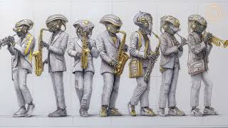 Retro Futuristic Disco Jazz Mix 🌌 | Upbeat Vintage Future Grooves  #retrodisco #retrofunk #alienfunk