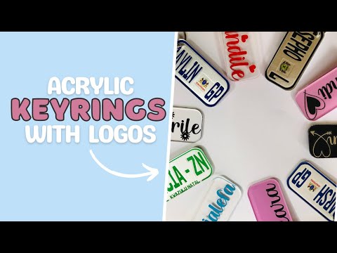 Acrylic Keychains Tutorial | How To Make Keychains With Silhouette Cameo 4 | Keychains With Vinyl