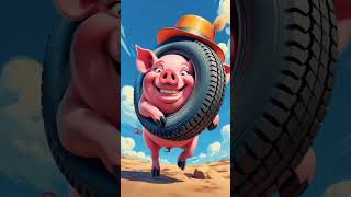 This Pig Has No Chill! 🤯🐷 #FunnyShorts"#ViralShorts#FunnyAIShorts