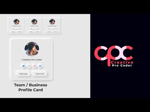 Team/Business Profile Card in Elementor | Elementor Tutorial