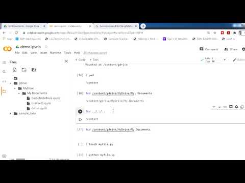 How to work with Google Colab and Drive