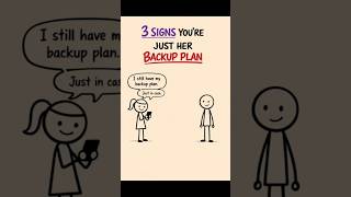 3 Signs You’re Just Her Backup Plan  #datingpsychology #relationship #shorts