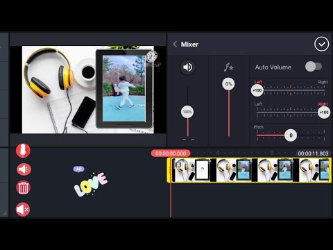 How To Mute Delete Extract Original Voice In Video Using Kinemaster