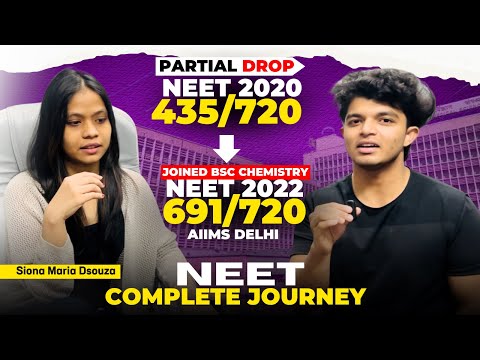 BSc Chemistry to MBBS(AIIMS Delhi)🔥#PARTIAL DROP..കട്ട motivational story❤️ of Siona[PART 1]