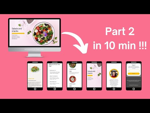 Project 8 | 📲Make a Responsive  Design using only HTML & CSS | Part 2 | #project8