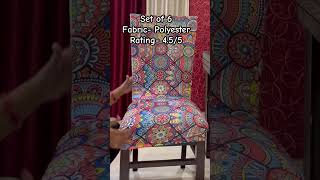 Affordable Dining chair🪑 cover #myntrafinds #haul #ytshorts  #trending #viral #diningchaircovers