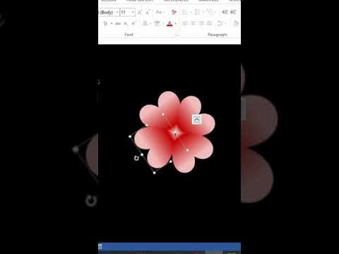 How to Make Flower Design by MS Word Tutorial #shortsvideo #shorts #youtubeshorts