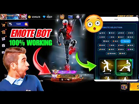 EMOTE BOT 100% WORKING?! ALL EMOTES UNLOCK TEST in Free Fire MAX