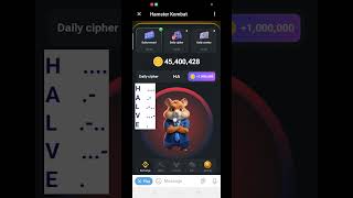 8 July 2024 Daily cipher hamster kombat!! #hamstercode #hamsterkombat #dailycipher