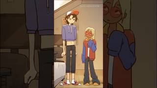 guess whose outfit is whose [ash and z] | #animation #shorts #originalcharacters