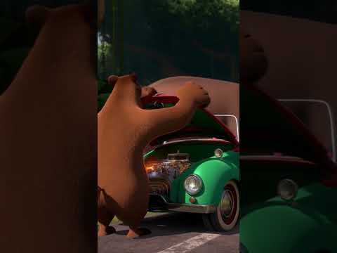 animal driver car #automobile #cartoon #viral