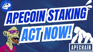 Apecoin Staking Update: Bridge Now or Miss Rewards! | Full ApeChain Walkthrough 🦍