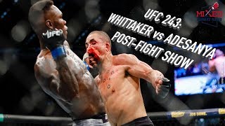 Israel Adesanya KNOCKS OUT Whittaker IMMEDIATE REACTION and BREAKDOWN #UFC243