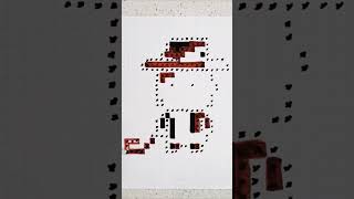 Hand Drawn Pixel Art - Drawing INDIANA JONES! #pixelart #indianajones #disney #shorts #draw #art