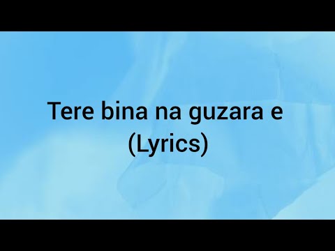 Tere Bina na guzaara Ae|lyrics| josh brar|kinza hashmi| Bunty bains