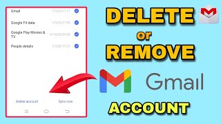 PAANO MAG REMOVE OR DELETE ANG GMAIL ACCOUNT | JOVTV