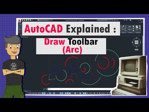 AutoCAD Explained: Draw Toolbar | Arc