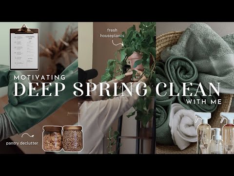*DEEP* SPRING CLEANING MOTIVATION | spring clean & organize with me, let's declutter and refresh!