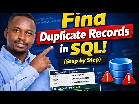 SQL Interview Question: Find Duplicate Records (Step by Step)