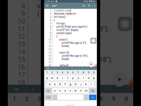 switch case code in condition in c language #coding #shorts #programming