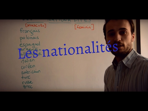 Beginner | Nationality / Les nationalités | Pronunciation